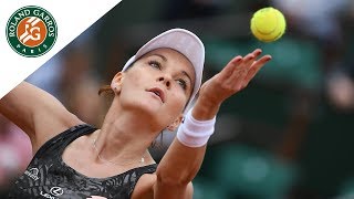 Agnieszka Radwanska  Top 5 Best Shots  RolandGarros 2017 [upl. by Pippo835]