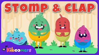 Stomp Clap Dance  THE KIBOOMERS Preschool Movement Songs for Circle Time [upl. by Sheff293]