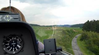 Landung mit Segelflug quotAuf dem Dümpelquot Bergneustadt 3062011 [upl. by Willner]