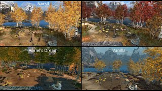 Comparing 3 offical SkyrimVR Wabbajack lists to Vanilla graphics 4K [upl. by Roberson]