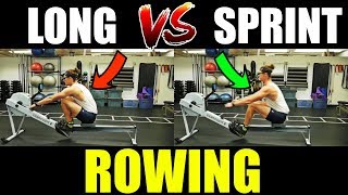 Rowing Machine Sprint amp Cardio Technique [upl. by Uriiah560]