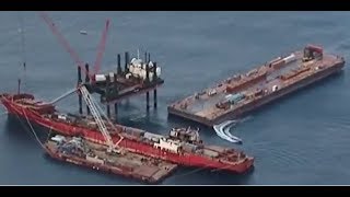 Svitzer Salvage  CP VALOUR wreck removal [upl. by Lleinad]