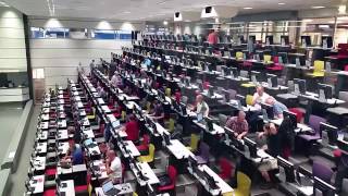 Aalsmeer Royal Holland Flower Auction Room 2016 08 24 [upl. by Ellehsim]