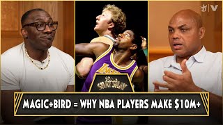 Charles Barkley On Magic Johnson amp Larry Bird Increasing Average NBA Salary From 200K To 10M [upl. by Zerlina]