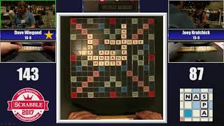 2017 Scrabble Championship 410 [upl. by Gustie556]