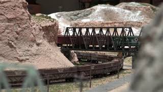 Jims Rio Grande Nscale model railroad [upl. by Miarhpe234]