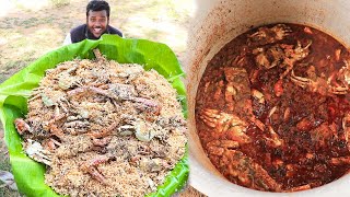 பாய் வீட்டு நண்டு பிரியாணி  CRAB Biriyani recipe cooking and eating [upl. by Cotsen176]