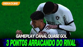 BOTAFOGO CONSEGUE ARRANCAR 3 PONTOS IMPORTANTES NA RETA FINAL  PES 2021  GAMEPLAY 43 [upl. by Ztnarf]