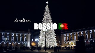 Rolê urbano em Rossio iluminado  Natal e Fim de Ano  Lisboa 2021 [upl. by Blatman]