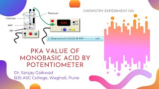 pKa by Potentiometric titration  Dr Sanjay Gaikwad [upl. by Gnah506]