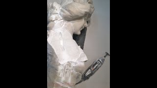 Marble Statue Restoration  some steps of how it is done [upl. by Anedal]