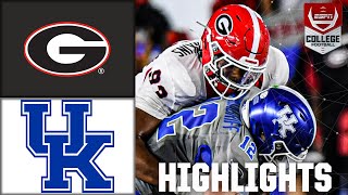 Georgia Bulldogs vs Kentucky Wildcats  Full Game Highlights  ESPN College Football [upl. by Hoebart]