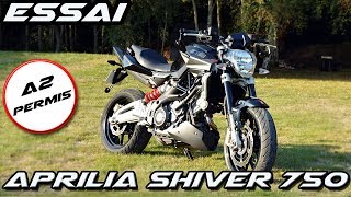 MotoVlog N°81  Essai  Aprilia Shiver 750 SL  italienne accessible \ aprilia shiver shiver750 [upl. by Doubler1]