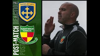 Guiseley AFC 21 Nantwich Town  Gary TaylorFletcher Post Match interview [upl. by Gagliano]