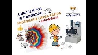 Usinagem por Eletroerosão  ENGENHARIA CARGA RÁPIDA  aula de bolso de 7min edição 052 [upl. by Binnings]