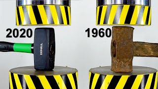 HYDRAULIC PRESS VS MODERN AND OLD ITEMS [upl. by Renata]