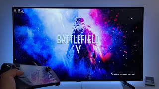 Battlefield V Steam Deck docked mode 4K TV [upl. by Glaudia704]