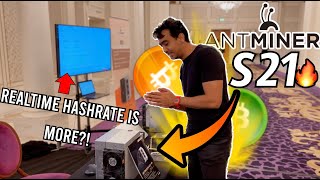 Antminer S21 200th amp 335th Hands On🔥 Realtime Results 🚀 Crypto Mining India Crypto bitcoin mining [upl. by Dixon]