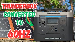 How to convert Thunderbox Apex Pro to 60hz [upl. by Dorsy]