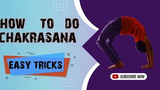 How to chakrasan easy ways to do chakrasana how to do wheel pose also Subscribe my chanel [upl. by Drona]