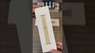 Apple Watch 9 unboxing starlight aluminum with milanese loop amp sport band  星光錶殼配米蘭金amp星光運動錶帶 shorts [upl. by Hiltan]