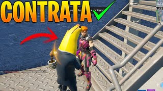 CONTRATA A UN PERSONAJE EN FORTNITE  MUY FÁCIL [upl. by Caldera]