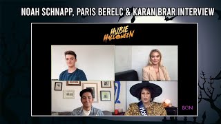 Noah Schnapp Paris Berelc and Karan Brar on Hubie Halloween  BGN Interview [upl. by Hecklau]