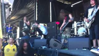 Suicide Silence quotDisengagequot live mayhem fest 2011 [upl. by Ater351]