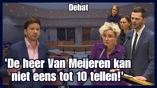 Van Meijeren FVD onder vuur tijdens debat afname vaccinatiegraad Er klopt HELEMAAL niks van [upl. by Sheets]