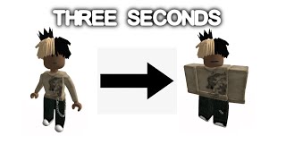 NEW how to MAKE the BLOCKY roblox AVATAR in THREE seconds [upl. by Halsy871]