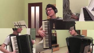 999 Nine Hours Nine Persons Nine Doors  Morphogenetic Sorrow  Accordion  Piano Cover [upl. by Lexie838]