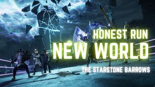 New World Honest Run  The Starstone Barrows M1 Hellfire  DPS POV [upl. by Ennovihc296]