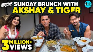 Akshay Kumar amp Tiger Shroff On Sunday Brunch X Kamiya Jani  EP 130  Curly Tales [upl. by Ahseikan]