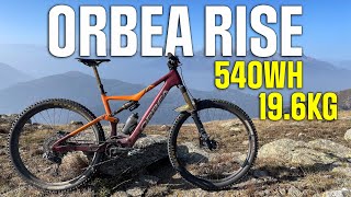 Orbea Rise 196 kg con batteria da 540Wh [upl. by Ysus]