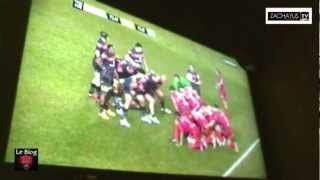 Rugby Top14 RCT Toulon vs Toulouse Fin de Match Live Sports Supporters Toulonnais TV 2013 [upl. by Yenreit]