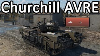 Churchill AVRE Petard  AB Gameplay War Thunder [upl. by Ennaeirrac562]