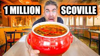 THE SPICIEST DUMPLING SOUP CHALLENGE I HAVE EVER SEEN 12 Million Scoville  Joel Hansen [upl. by Llenyar]