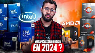 QUEL PROCESSEUR CHOISIR EN 2024  AMD ou Intel  Gaming et multitâche [upl. by Ruperto]