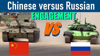 quotSEKRITquot engagement between Chinese and Russian tanks [upl. by Toft]