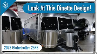 2023 Airstream Globetrotter 25FB  Incredible Dinette Seating Options [upl. by Nommad]