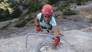 Vía Ferrata Pared de Iserías Pipistrellus CMP [upl. by Dearr]