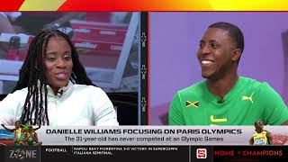 Danielle Williams focusing on Paris Olympics won sprint hurdles world titles in 2015 and 2023 [upl. by Anaihsat]