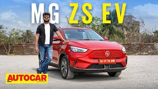 2022 MG ZS EV review  Current Affair  First Drive  Autocar India [upl. by Marnia610]