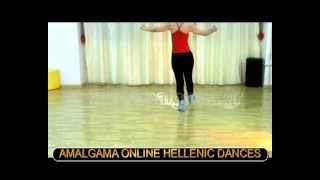 ZORBA THE GREEK SYRTAKI DANCE LESSON Part 1teacher Maria Athanassiadou Greece [upl. by Nodnol223]