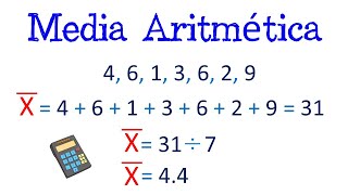 📈 Calcular la Media Aritmética 📏 Ejemplos y Ejercicios 📊 Promedio Fácil y Rápido  MATEMÁTICAS [upl. by Nezam]