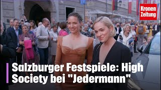 Salzburger Festspiele High Society traf sich bei „Jedermann“Premiere kronetv ADABEI [upl. by Demetra316]