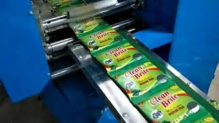 Scrub Pad Packing Machine Indian Packaging Machineries [upl. by Alvis]