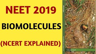 NCERTChapter 9BiomoleculesClass 11Quick Revision SeriesNEETAIIMS2019By Beats For Biology [upl. by Farhsa340]