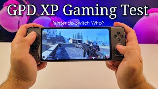 GPD XP Gaming Test  Better Than Nintendo Switch [upl. by Nylodnewg]