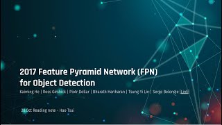 2017 Feature Pyramid Network for Object Detection FPN paper summary [upl. by Nahtad]